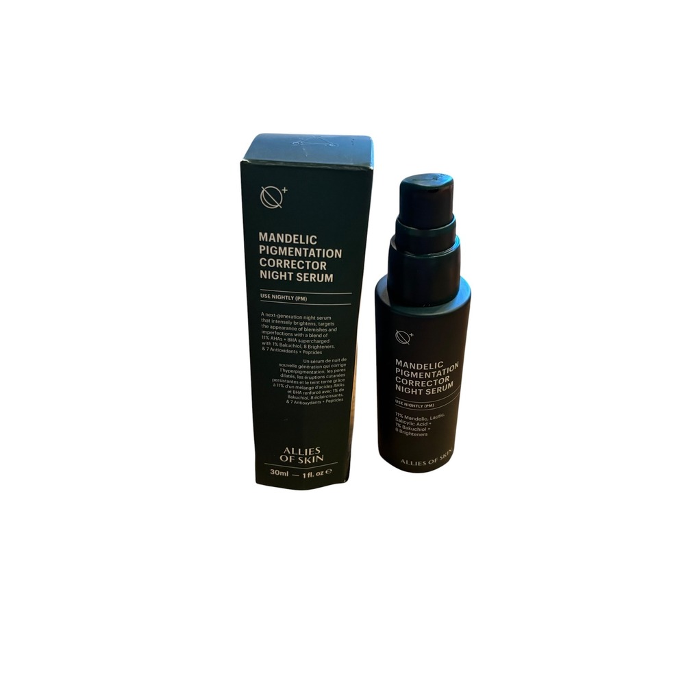 Allies of Skin Mandelic Pigmentation Corrector Night Serum 30ml New